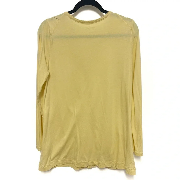 Eileen Fisher Organic Cotton Button Front Long-Sleeve Cardigan - Classic Preppy - Picture 4 of 4